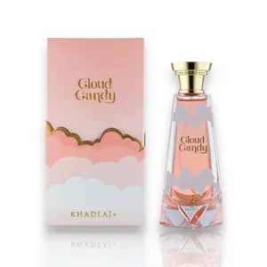 Khadlaj Perfumes | Cloud Candy | Extrait De Parfum | 100 ML - 3.4 oz | Women's Fragrance | Citrus - Raspberry & Vanilla Notes