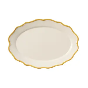 Giovanna Stoneware Oval Platter