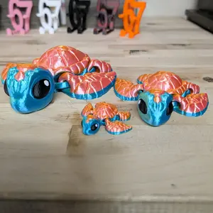 Flexi 3d Printed Turtle
