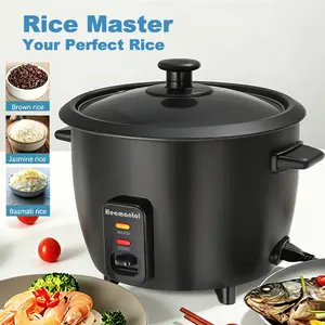 La Layuan Smart 0.6L Mini Rice Cooker - 3-Cup Family Capacity Instant Multi Cooker for 1-2 People, Portable Multi Function Household Appliance, Stainless Steel Measuring Pitcher with Lid, Espresso Distribution Tool, Multi Function Cooker