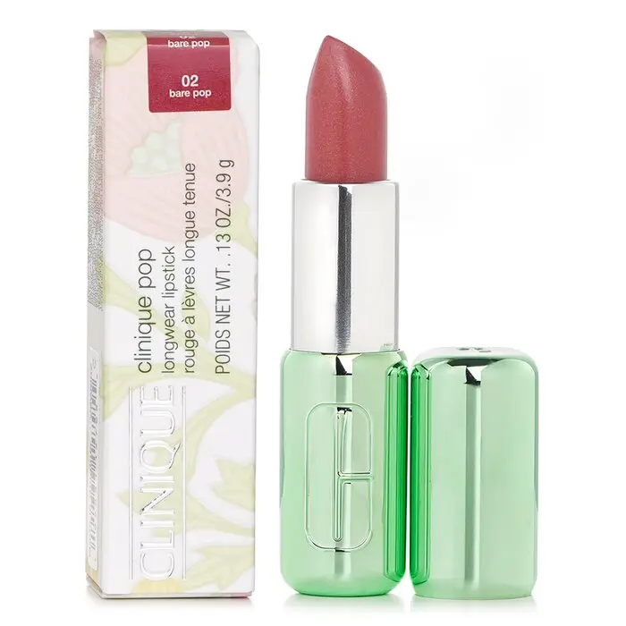 CLINIQUE Pop Longwear Lipstick Shine - # 02 Bare Pop