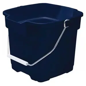 NEW Durable 3.75 Gal Plastic Bucket – Multi-Purpose, Heavy-Duty Use, Easy Grip Handle