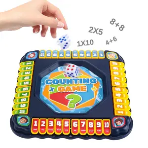 Portable Family Strategy Board Game, Four-Sided Open-Ended Game Set, Dice Game, Math Puzzle Toy, Classic Brain Training Gift, Family Board Games, Tabletop Game, Party Board Game