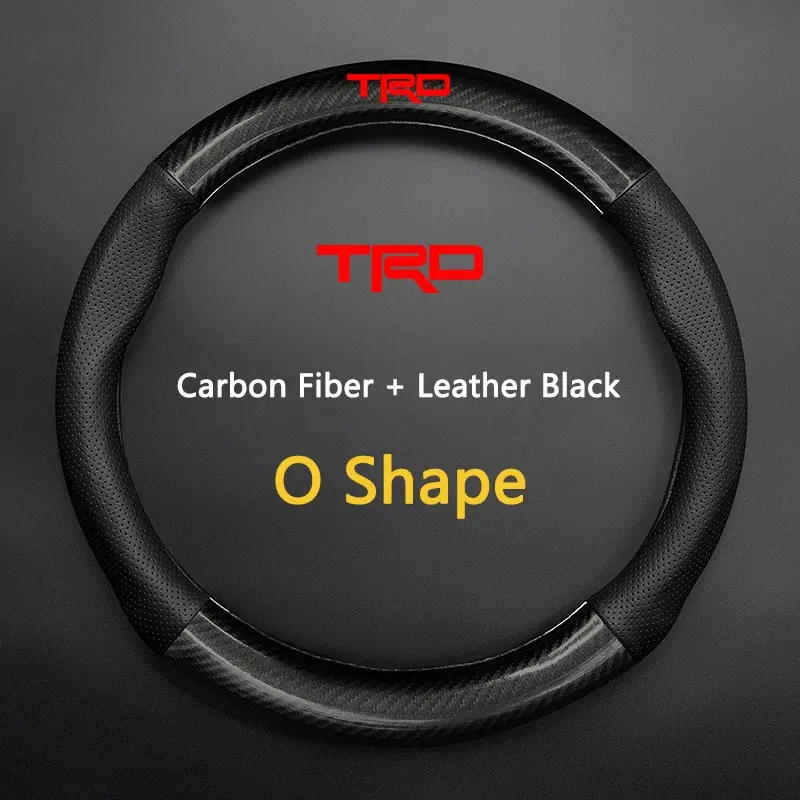 Car Steering Wheel Anti-Slip Cover for Trd Corolla Yaris Aygo Prius Chr Camry Auris Avensis, Durable Grip Accessory