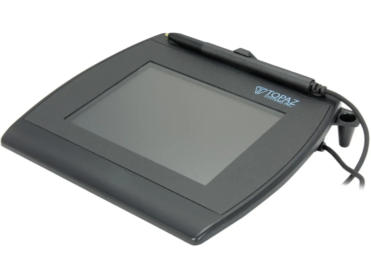 Topaz SignatureGem LCD 4x5 T-LBK766 Series Dual Serial/USB BackLit T-LBK766-BHSB-R Signature Capture Pad (Refurbished)
