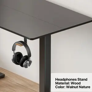 ErGear Desk Accessories, Drawer, PC Holder, Headphones Stand, Cable Management, Wireless Charger, Light Bar, Organiser Racks Wood Nature Wooden laptop#TikTokShopBlackFriday