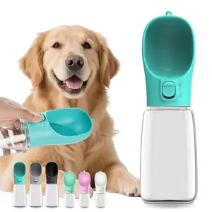 350/550Ml Portable Big Dog Water Bottle for Small Medium Dogs Cat Leakproof Travel Walking Pet Water Dispenser Labrodor Supplies
