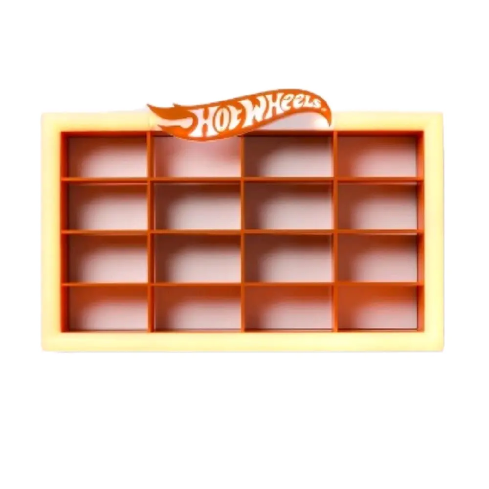 Hot Wheels x Pillowfort Light-Up Garage Shelf Display for Collectibles, Diecast Toys