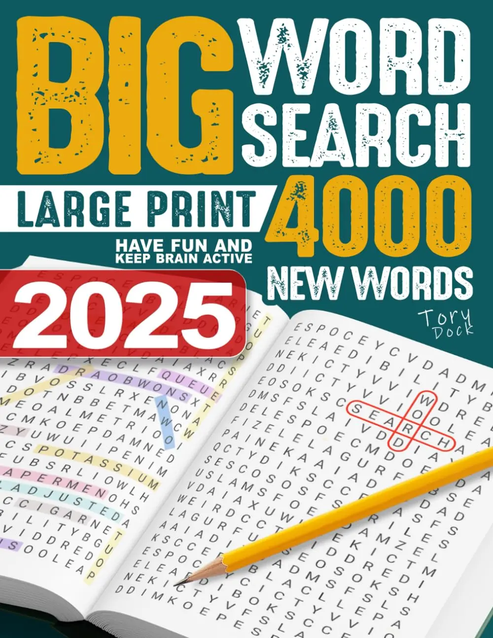 Large Print Word Search Puzzles Paperback Book - 200 Themed Puzzles, 4000 Hidden Words for Relaxation, Fun & Brain Activation (Children's Literature & Art)