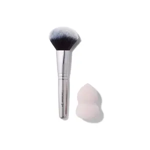 Complexion Makeup Brush & Sponge Duo