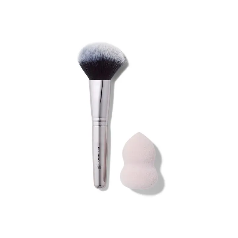 Complexion Makeup Brush & Sponge Duo