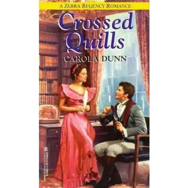 USED Book - Crossed Quills (Zebra Regency Romance) by Carola Dunn (Paperback) - english