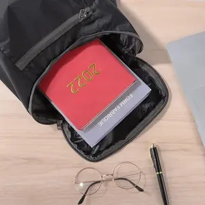 15L Ultra Light Foldable Backpack -, Ultra Light Backpack, Compact Foldable Hiking Bag, Black Travel Foldable Backpack, Lightweight Foldable Day Bag, Breathable and Durable Fabric, Suitable for Camping, Hiking, Outdoor Cycling, Hiking, Sports Gym