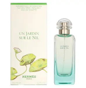 Un Jardin Sur Le Nil by Hermes 3.3 oz Eau de Toilette Spray for Men and Women Floral Jasmine Perfume Elegant Scent