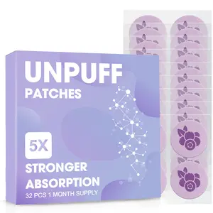 Body Patches 32 Pack, Dandelion & Fennel Infused Daily, Refresh Patches, 5X Stronger Absorption