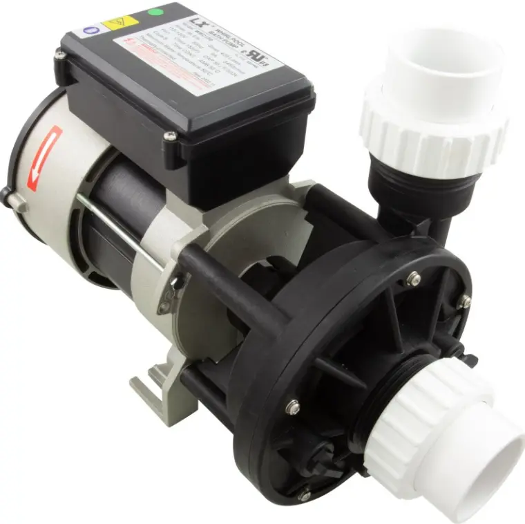 LX WBC150 Hydromassage Bath Pump - 9.0A, 1.5 in. Size, Strong Consistent Water Flow, 1.12 in. Plumbing Compatible, Side Discharge Design