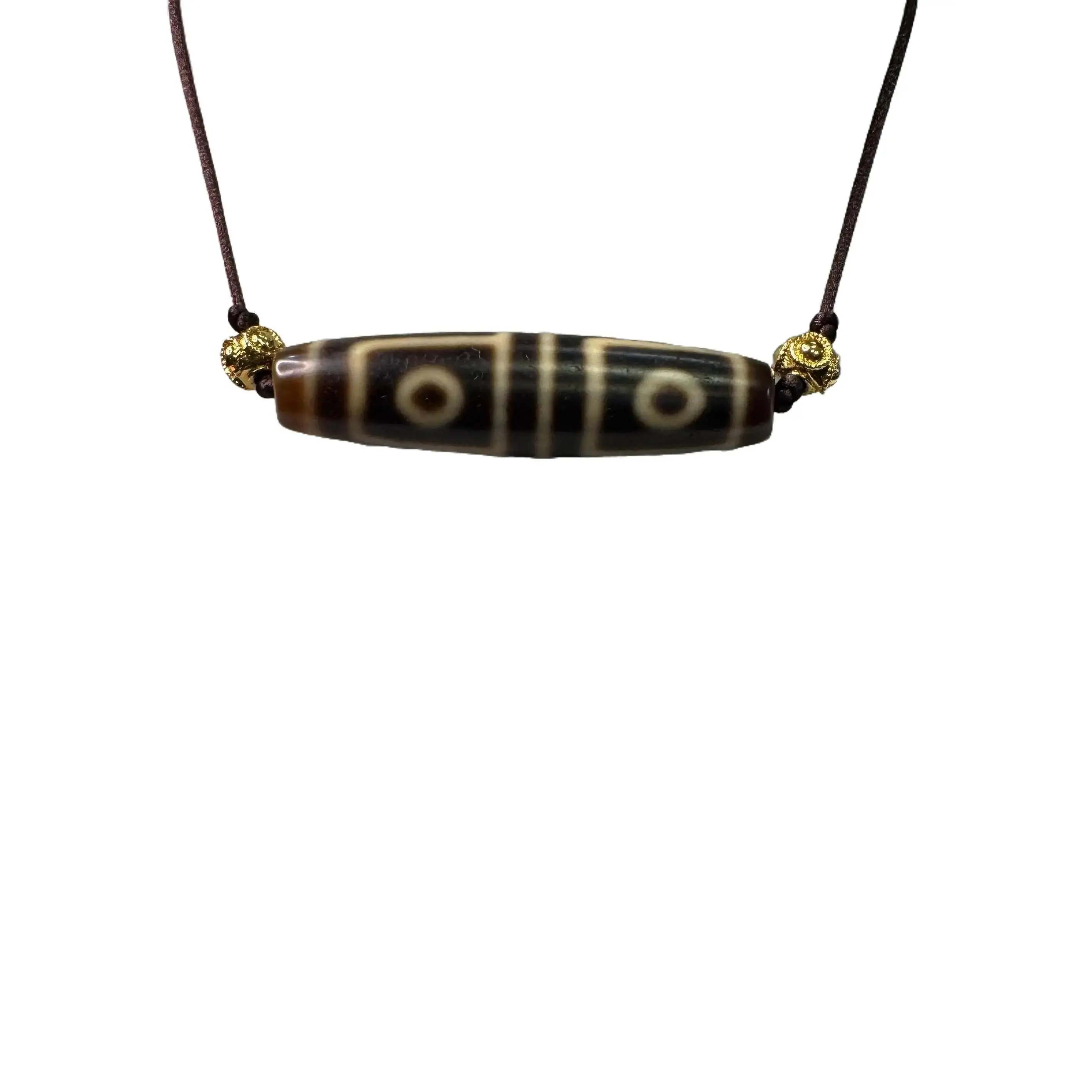 Dzi bead necklace
