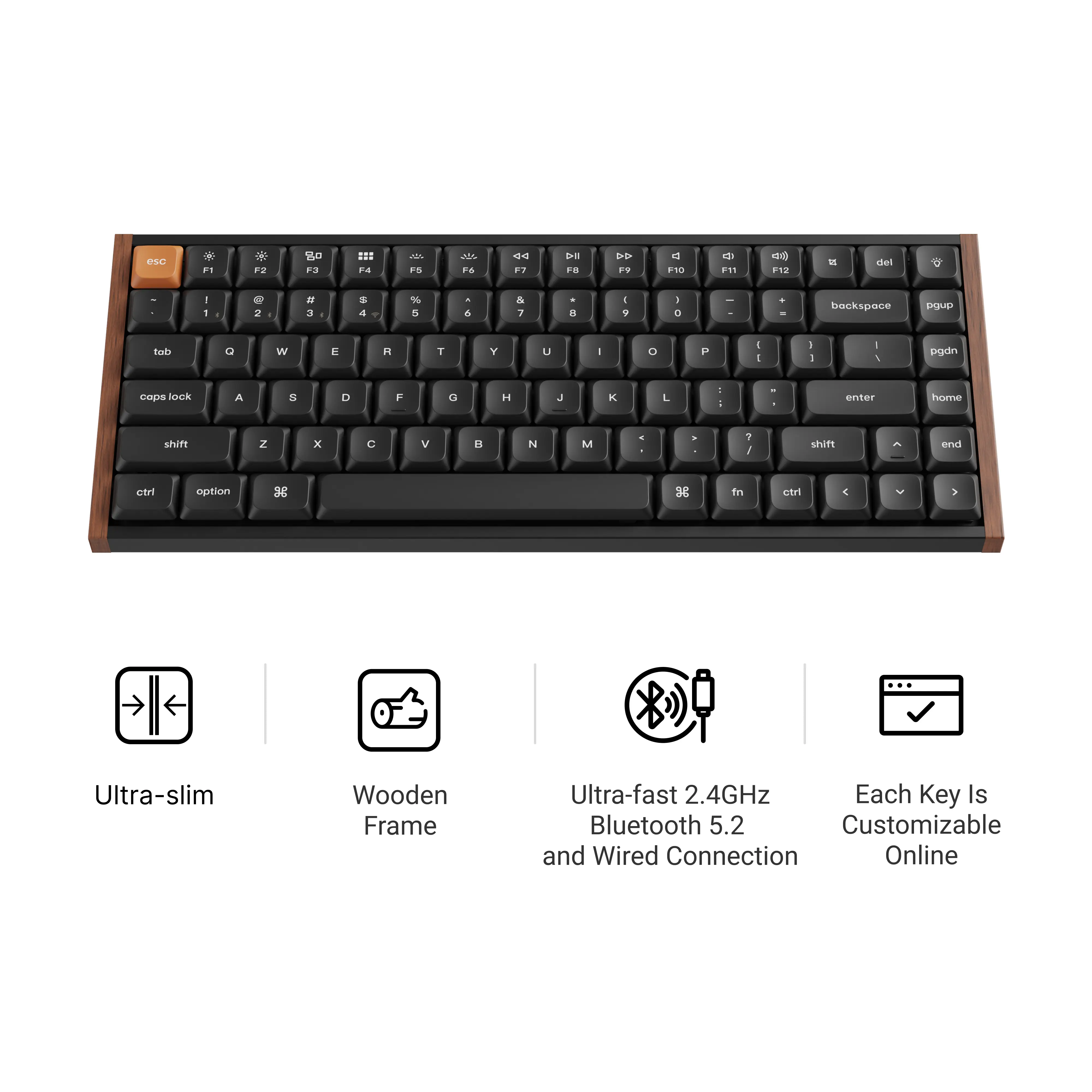 Keychron K3 Max SE Special Edition Wireless Mechanical Keyboard | Low Profile 75% Layout | Ultra-Slim & Portable | 1000Hz Polling Rate | Bluetooth/2.4G/Wired Tri-Mode | QMK/VIA Programmable | Gateron Low Profile Switches | Mac & Windows Compatible