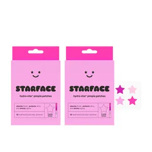 Starface Hydro-Star Pink Pimple Patch 2-Pack Refill, 64ct