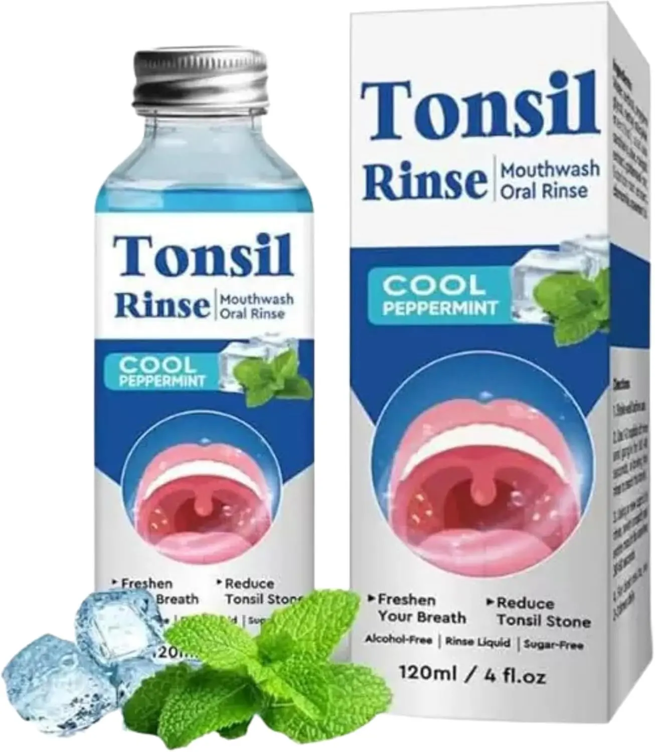 Tonsil Stone Remover, Tonsil Stone Mouthwash to Help Soothe Tonsils, Oral Rinse Liquid for Eliminating Bad Breath & Soothe Dry Mouth, Fresh Breath