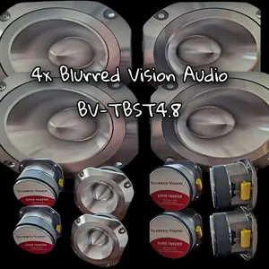 4*Blurred Vision Audio 4" BV-TBST 4.8 Titanium 4in Bullet Tweetets