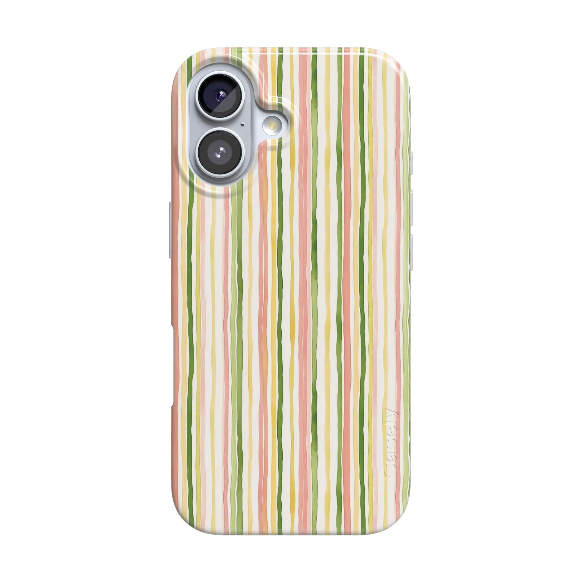 Casely iPhone 17 Case | Sweet Stripes | Rainbow Pastel | Compatible with MagSafe | Classic Ultra Thin Design