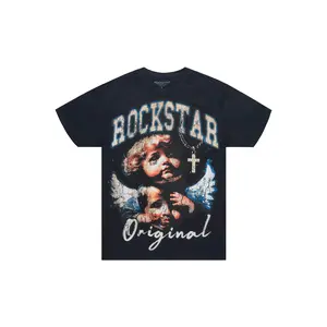 Deiter 2.0 Black Oversized Graphic T-Shirt