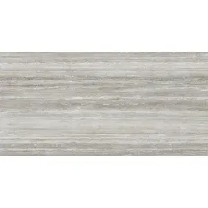 12 x 24 in. La Marca Travertino instrata Honed Rectified Glazed Porcelain Wall Tile