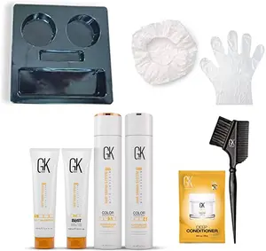 GK HAIR Global Keratin The Best Consumer Box Kit (10.1 Fl Oz/300ml) Smoothing Keratin Treatment Professional Brazilian Complex Blowout Straightening For Silky Smooth & Frizzy Hair