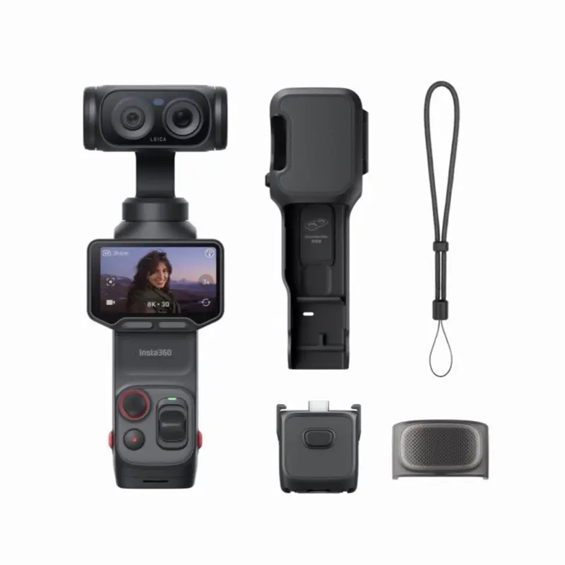 Insta360 Luna Ultra 8K Gimbal Camera - Cosmic Black, Standard Bundle