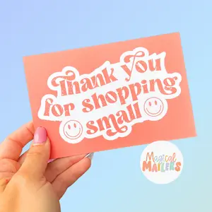 Shop Small Insert Card