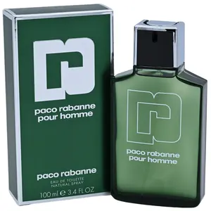 Paco Rabanne Pour Homme Lavender-Thyme EDT Men's Cologne, 3.4 fl oz (3.3 oz Equivalent) Glamorous Men's Fragrance, New in Box