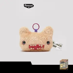 MINISO Fuggler Monster Shopping Bag – Cute Reusable Tote, Perfect Gift for Fuggler Fans, Adorable Eco-Friendly Grocery Bag Designed as a Fluffy Little Monster with Googly Eyes & Mischievous Grin!