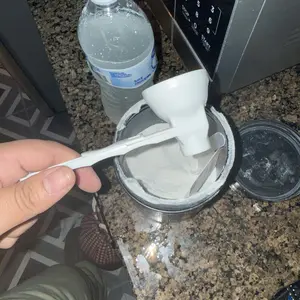 [Buy 1 Get 1 Free] Protein Powder Sliding Spoon,High Quality Funnel for Pre Workout Creatine  Powder Formula,Coffee Milk Smoothie Chocolate Powder Kitchen Utensils BPA Free Plastic,Perfect Gift for Valentine's Day Father's Day Anniversary