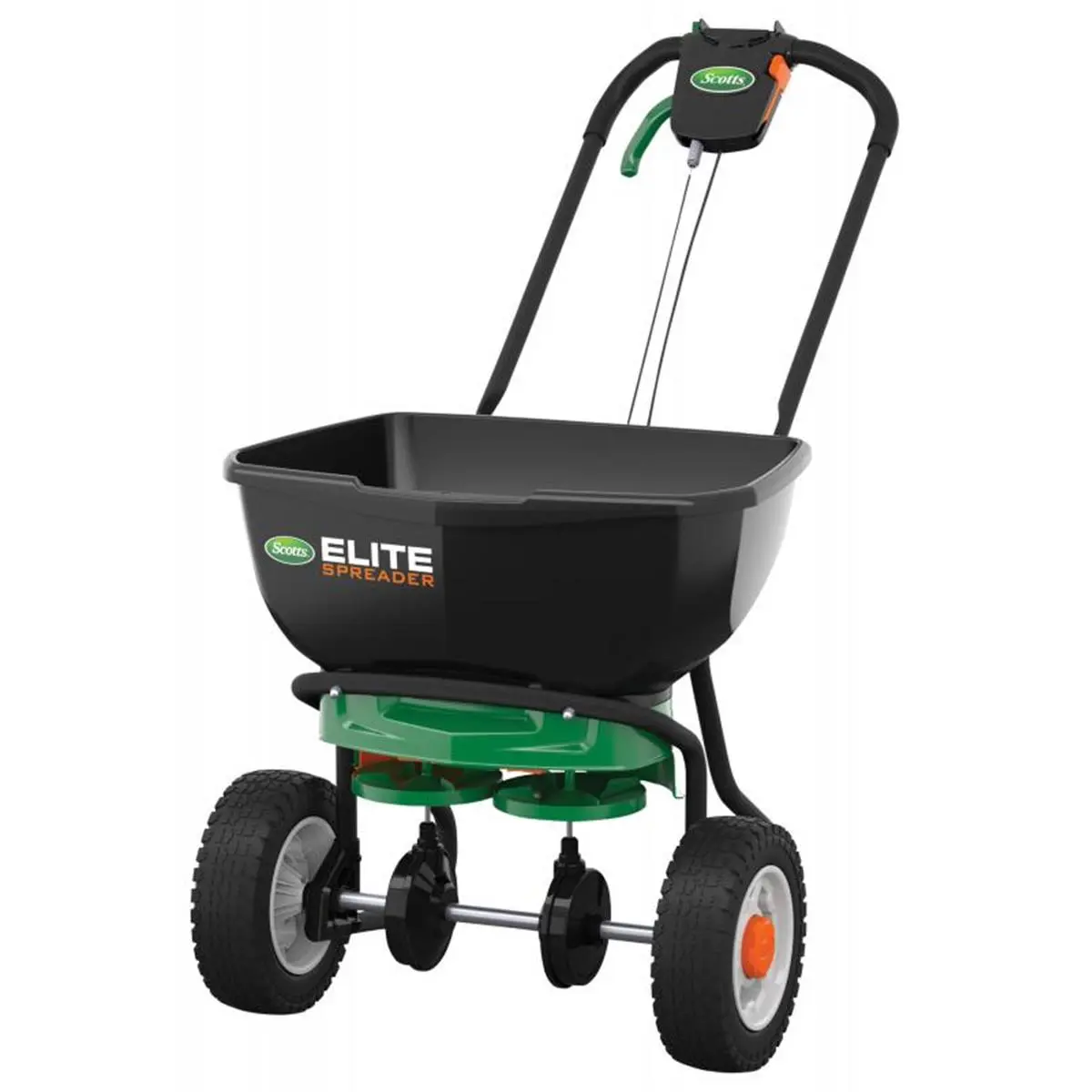 Scotts Elite Edgegard Garden Spreader - Heavy-Duty Tool for Garden Maintenance and Snow Removal with Ergonomic Handle
