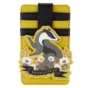 Harry Potter Hufflepuff House Floral Tattoo Card Holder