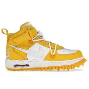 Nike Men's Air Force 1 Mid SP Off-White Varsity Maize, from StockX