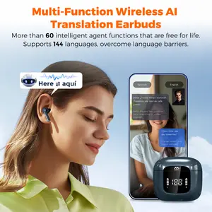 MIRO AI TWS Wireless Earbuds with Jerry 7016G8 Chip, Bluetooth 5.4, 10mm Speaker Drivers, IPX4 Water Resistance, 4 Hours Playtime, USB Type-C Charging, and 10m Wireless Range