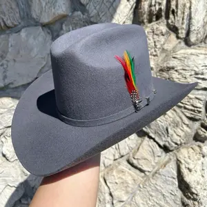 Texana Cuernos Chuecos 6X Estilo Durango Color Granito