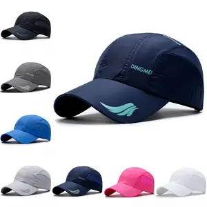 2-Pack Men's Lightweight Quick-Dry Mesh Baseball Cap, UV Protection Sun Hat with Adjustable Strap, Breathable Visor Hat for Running, Fishing, Hiking & Cycling