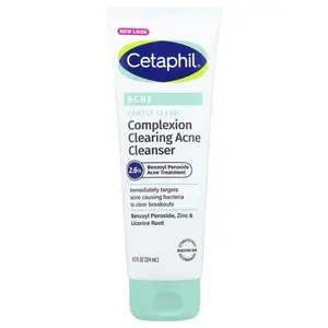 Cetaphil Gentle Clear, Complexion Clearing Acne Cleanser, 4.2 fl oz (124 ml) Cetaphil Gentle Clear, Complexion Clearing Acne Cleanser, 4.2 fl oz (124 ml)