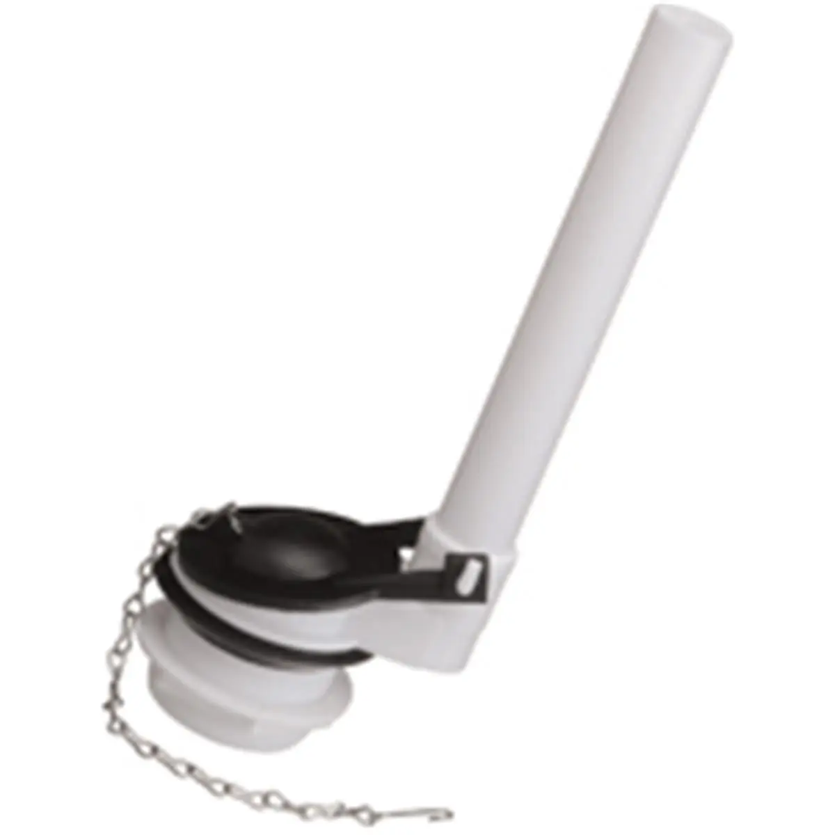 Plumb Pak PP835-8 Corrosion Resistant Plastic Flush Valve, 8-1/2 in Bathroom Toilet Flushing Accessory with Flapper Ball Set, 0.54 lbs, 18.03 in, Size 8-1/2"