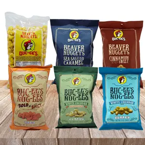 Buc-ee's Beaver Nugget Flavor Snack Bundle 6 Pack with Sweet and Spicy Flavors
