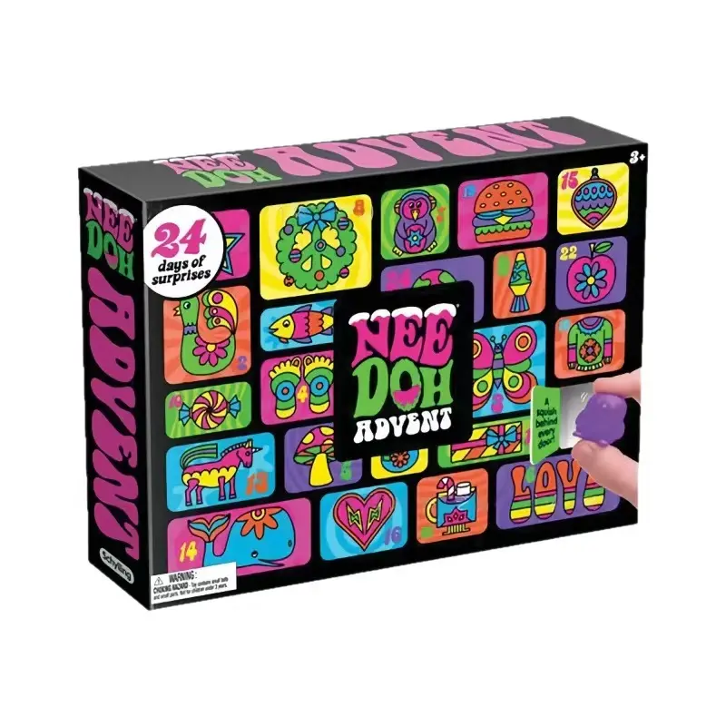 Nee Doh 24 Days fidget advent calendaradventcalendarsquish toy