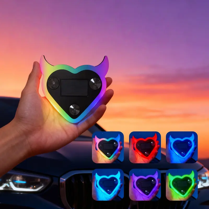 Seven-Color Solar Heart Atmosphere Lamp, Romantic Starry Sky Projection Light, Outdoor Garden Decor, Indoor Night Light, Color Mode Switch, Led Solar Powered, Atmosphere Lighting, Solar Lighted, Solar Led Lights, Solar Illuminated