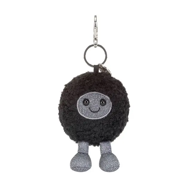 New 2026 Jellycat Black Hole Plush Bag Charm Collection – Cute Mini Stuffed Animal Keyring, Soft Bag Charm, Birthday Gift for Kids & Collectors Bag Decor Bag Pendant Keychain