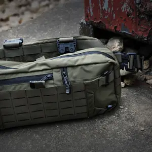 Dmgear Original 421x Crossbody Bag, Snake Buckle Design, Multi-Functional Nylon Outdoor Backpack, Tactical Chest Strap Trendy Crossbody Bag
