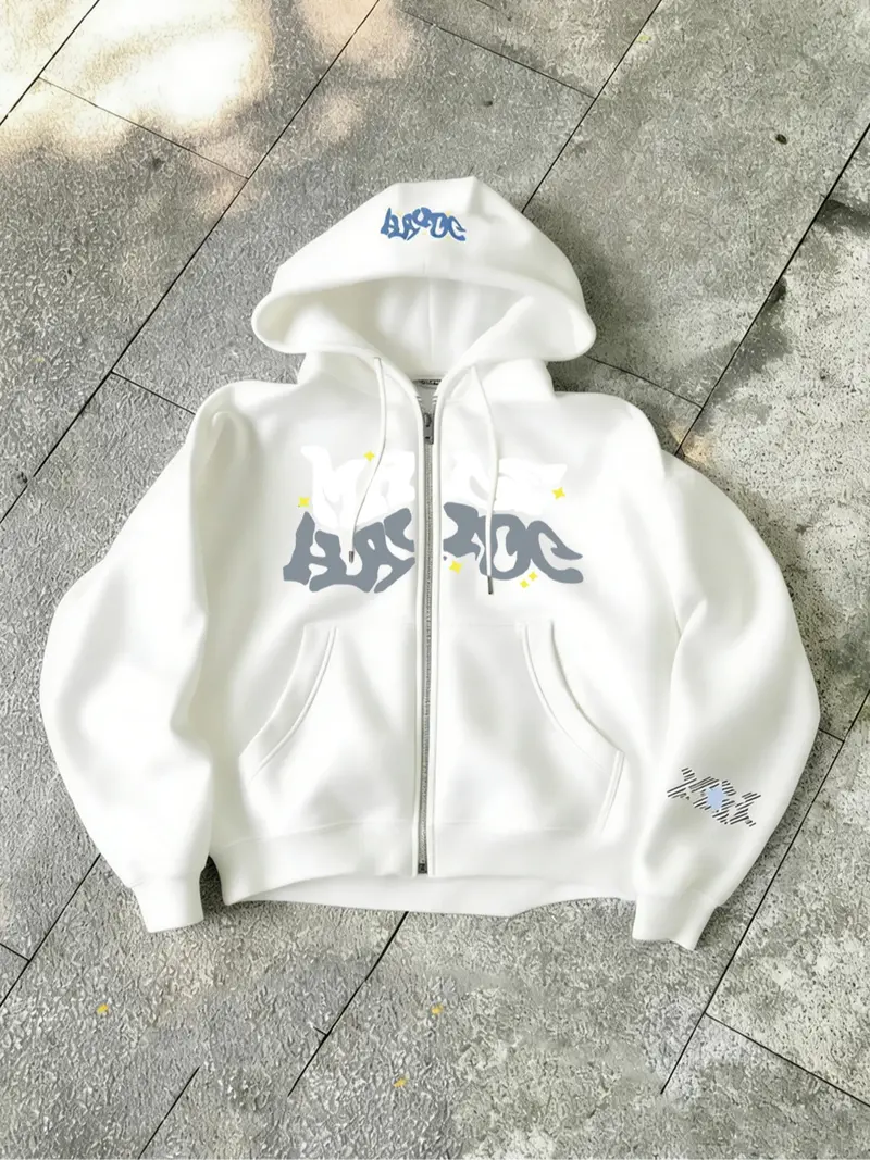 star zip up hoodie - TikTok Shop
