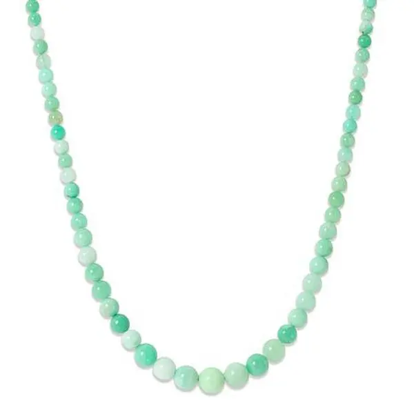 Mine Finds by Jay King Green Opal Beaded Necklace