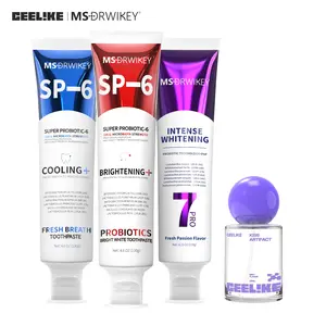 CEELIKE｜MSDRWIKEY Oral Care Gift Box (4-Piece) | 7Pro Fresh Toothpaste, SP-6 Fresh Toothpaste, Probiotic Spray | Complete Oral Health